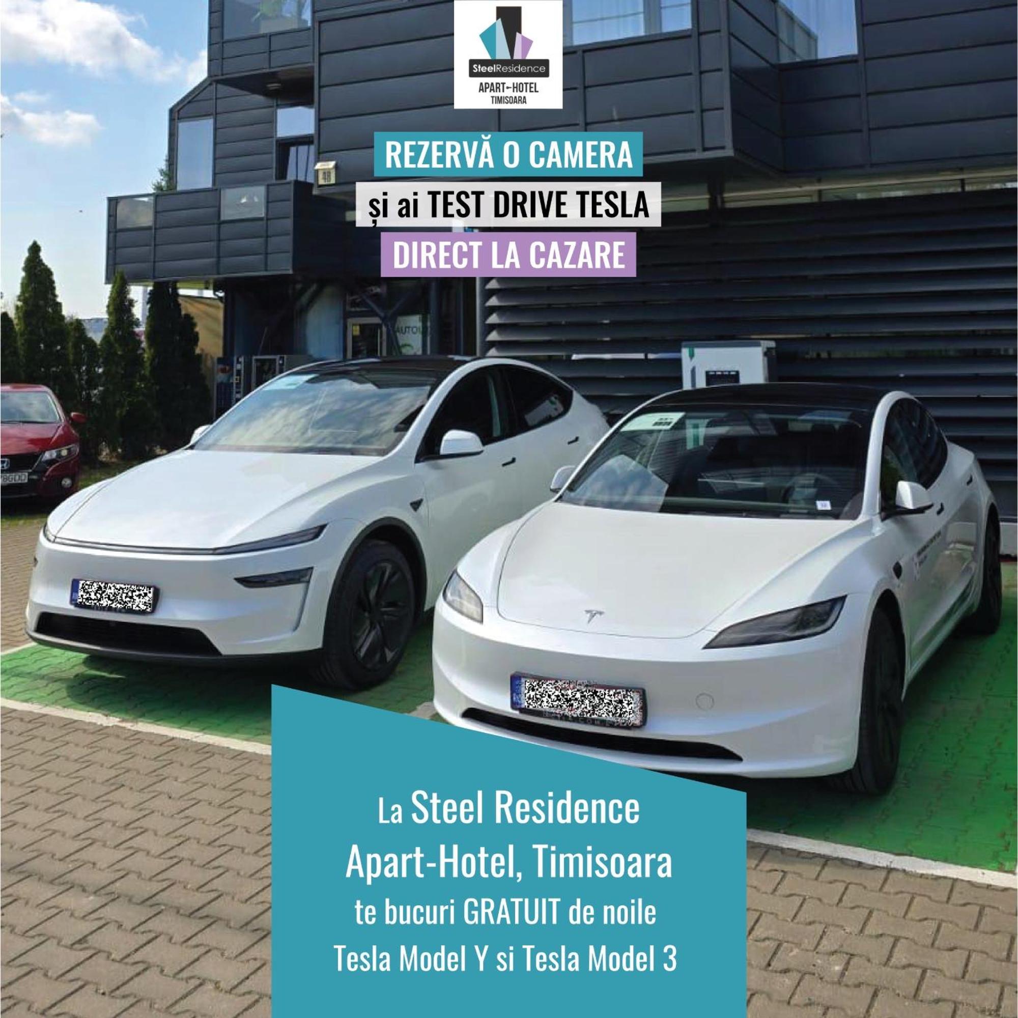 Apartments Steel Residence- Tesla Drive Experience Тимишоара Экстерьер фото